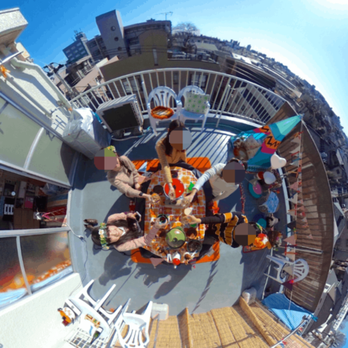 コタツ360度THETA