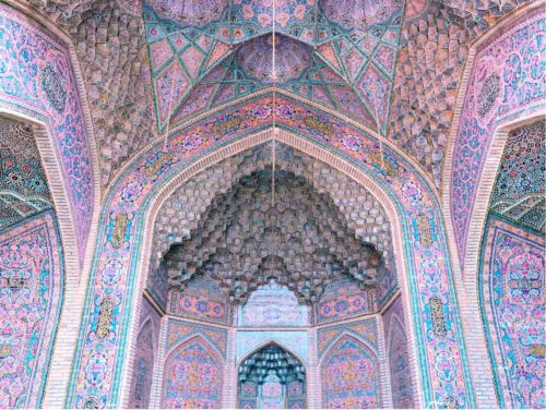 イラン ピンクモスク Nasir ol Molk Mosque