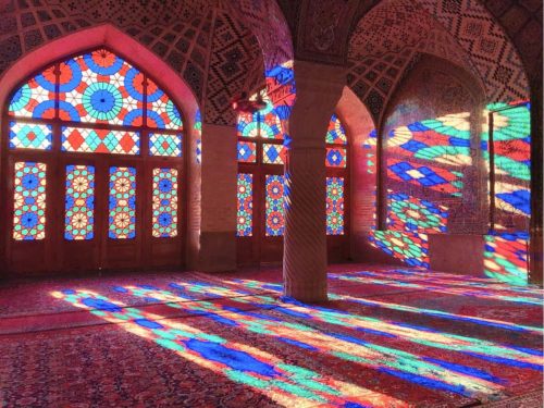イラン ピンクモスク Nasir ol Molk Mosque