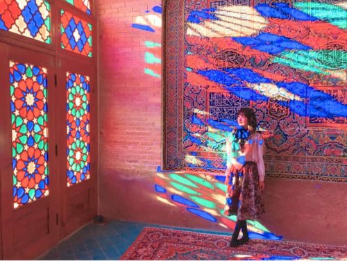 イラン ピンクモスク Nasir ol Molk Mosque