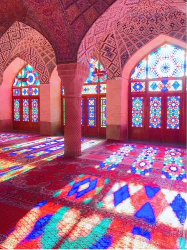 イラン ピンクモスク  Nasir ol Molk Mosque