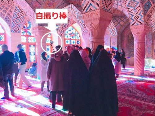 イラン ピンクモスク 現地の人